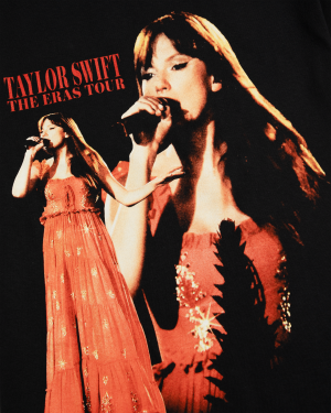 Taylor Swift | The Eras Tour Photo Black T-Shirt